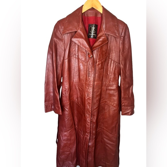 Vintage 24K Dan di Modes Leather Coat. - Picture 10 of 13